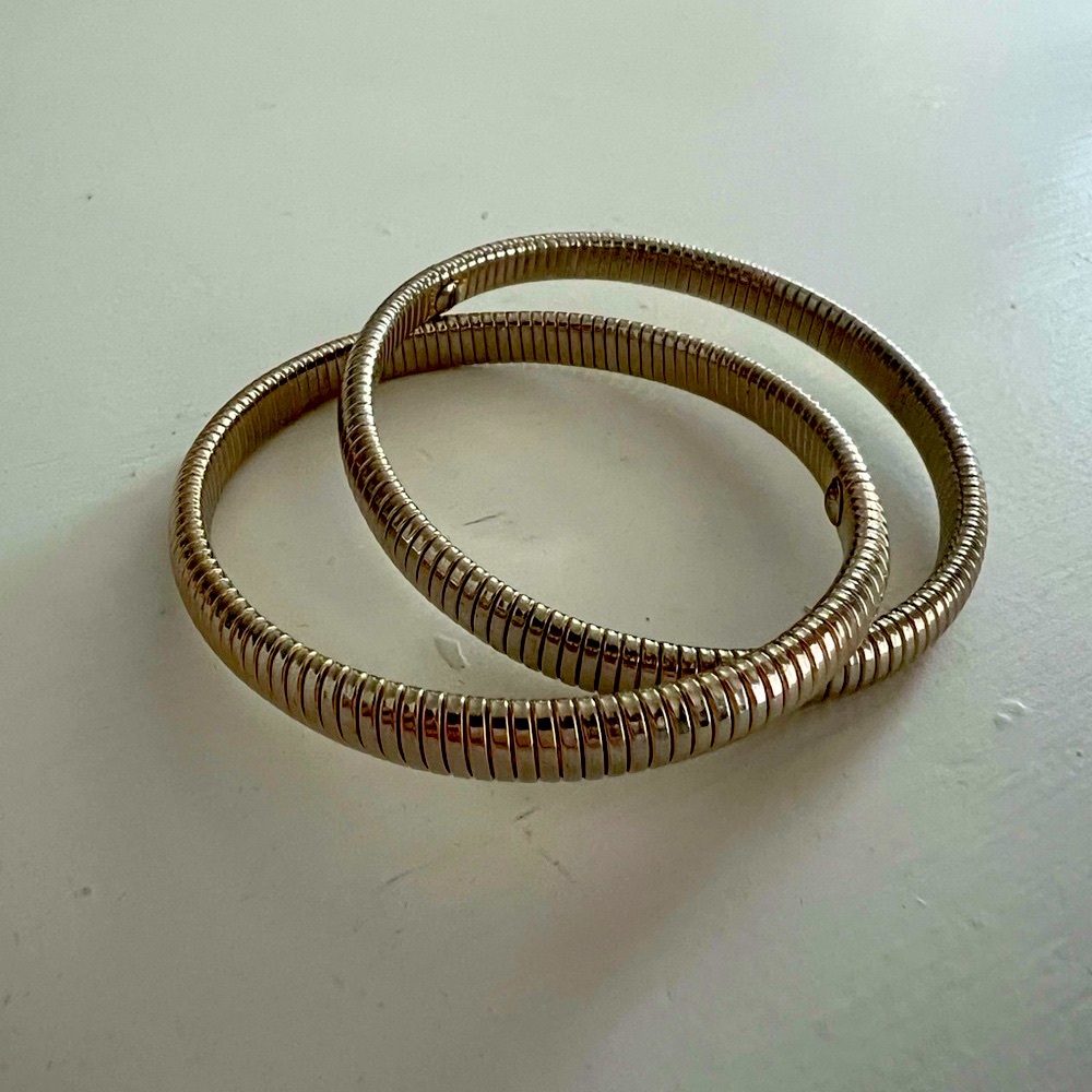 Gold plated double Bracelet